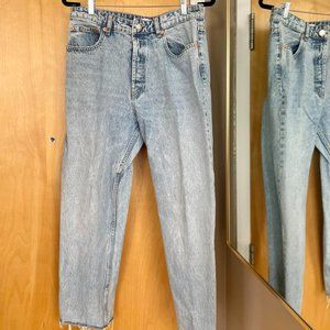 High rise Straight Leg Jeans